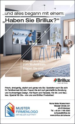 Anzeige Brillux Zuhause